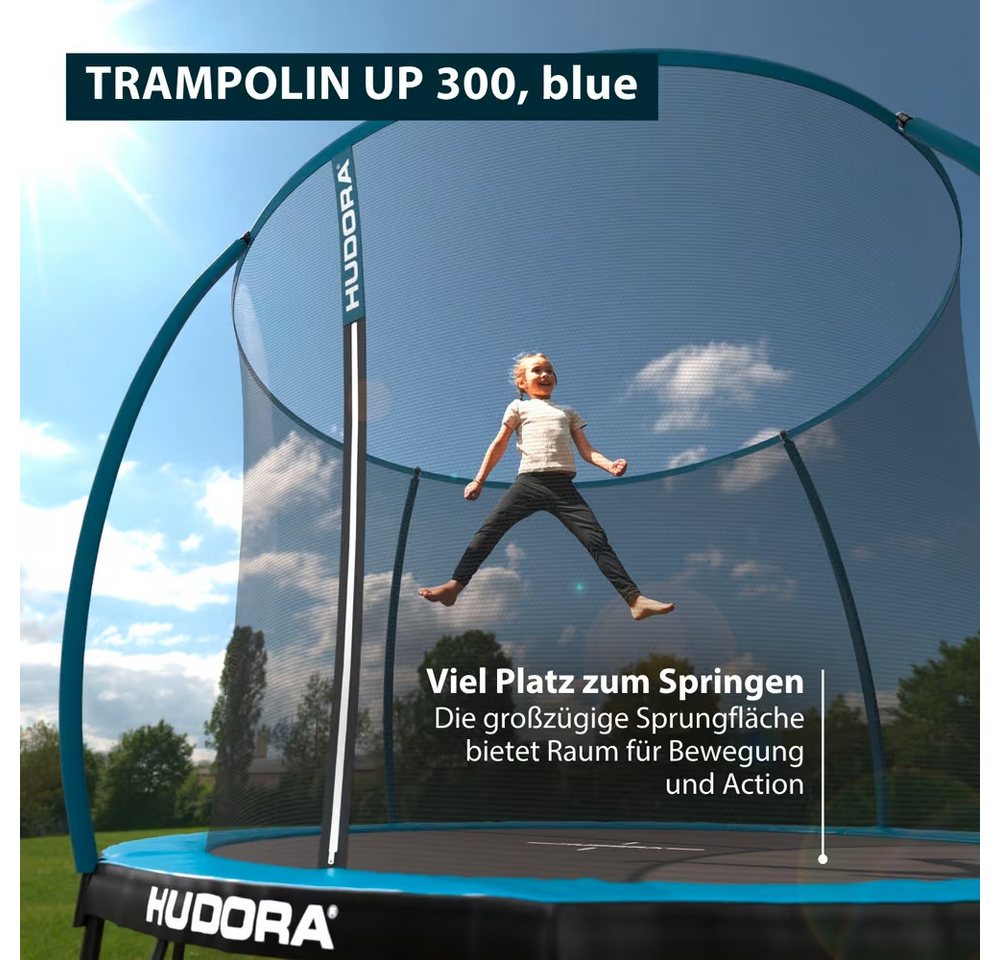 Hudora Gartentrampolin HUDORA Trampolin Up 300, blue, Ø 300 cm – Bild 2 von 5