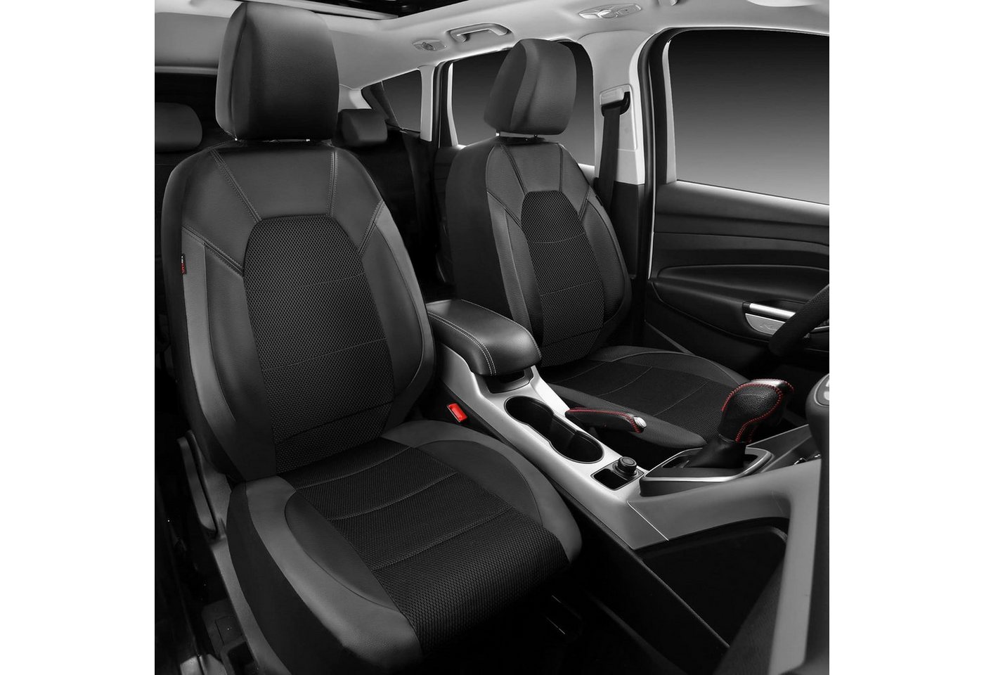 GarveeMore Autositzbezug Universal 9 Stück Autositzbedeckungen Vollständiges Set 5-Sitz – Bild 3 von 3