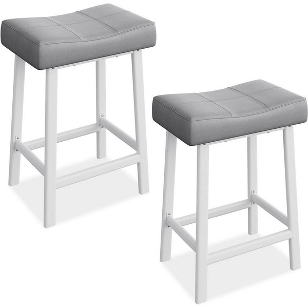 GarveeMore Barhocker aus PU-Leder, Barstuhl 2/4er Set Bistrostuhl Küchenhocker (2 St)