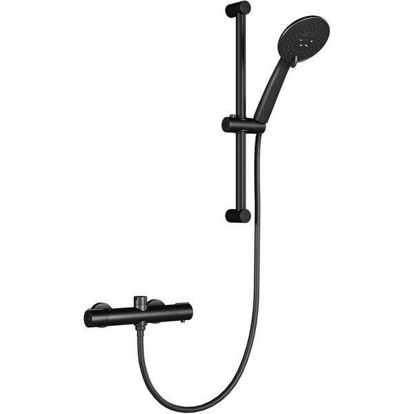 GarveeMore Brausegarnitur Duschsystem mit Thermostat 38℃ Duschset Regendusche Set