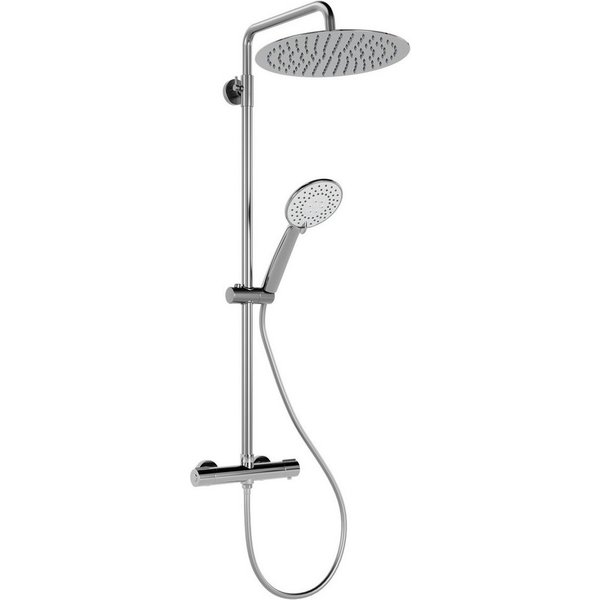 GarveeMore Brausegarnitur Duschsystem mit Thermostat 38℃ Duschset Regendusche Set