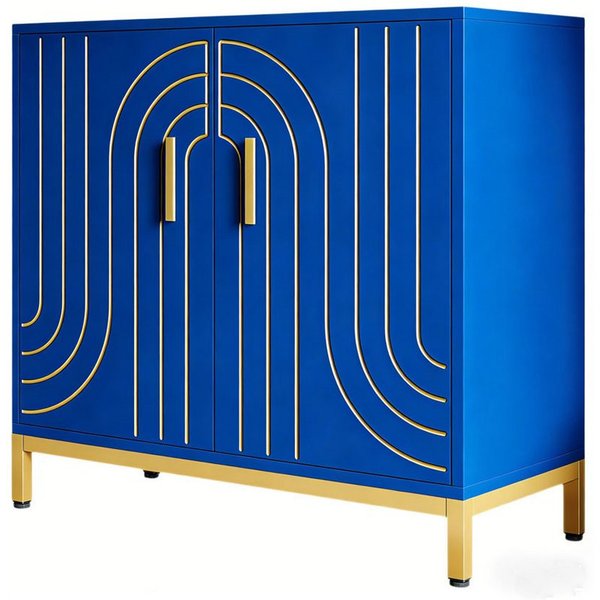 GarveeMore Buffet Holz Buffet Schrank Sideboard Buffet Schrank mit Lagerung