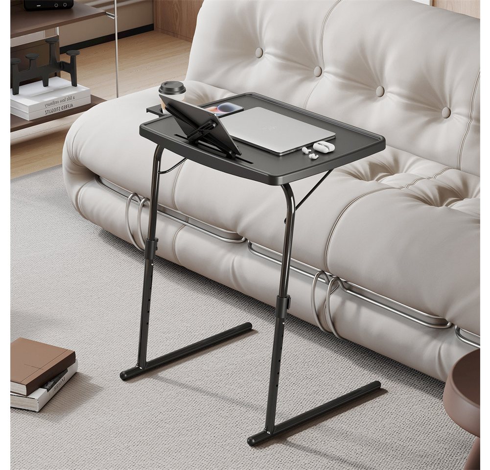 GarveeMore Klapptisch Tray Tisch, verstellbarer klappbarer Laptop Tisch mit Buchständer – Bild 5 von 5
