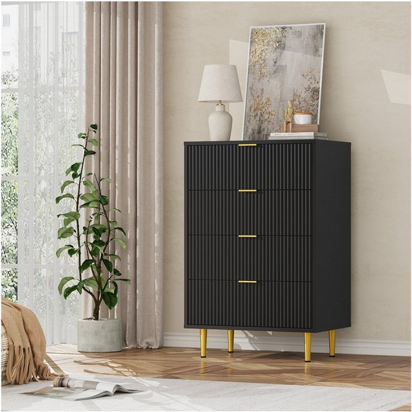 GarveeMore Kommode mit 3/ 4 / 6 Schubladen Sideboard Komodenschrank Schubladenschrank