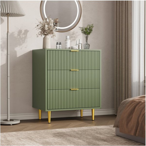 GarveeMore Kommode mit 3/ 4 / 6 Schubladen Sideboard Komodenschrank Schubladenschrank