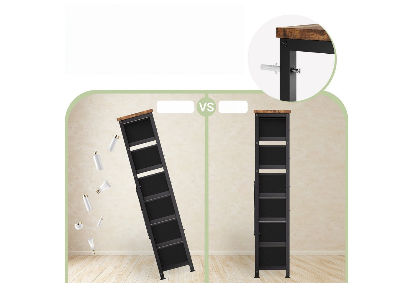 GarveeMore Kommode Kommode Schrank mit 16 Schubladen, für Kleidung, Schlafzimmer – Bild 4 von 5