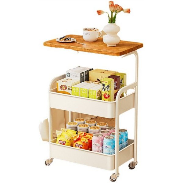 GarveeMore Küchenorganizer-Set Desktop Rolling Cart Layer Metall Praktische Aufbewahrung Organisation