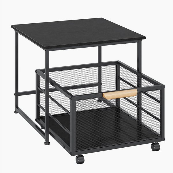 GarveeMore Küchenregal Small Kühlschrank Ständer Mit Aufbewahrung Schublade Korb