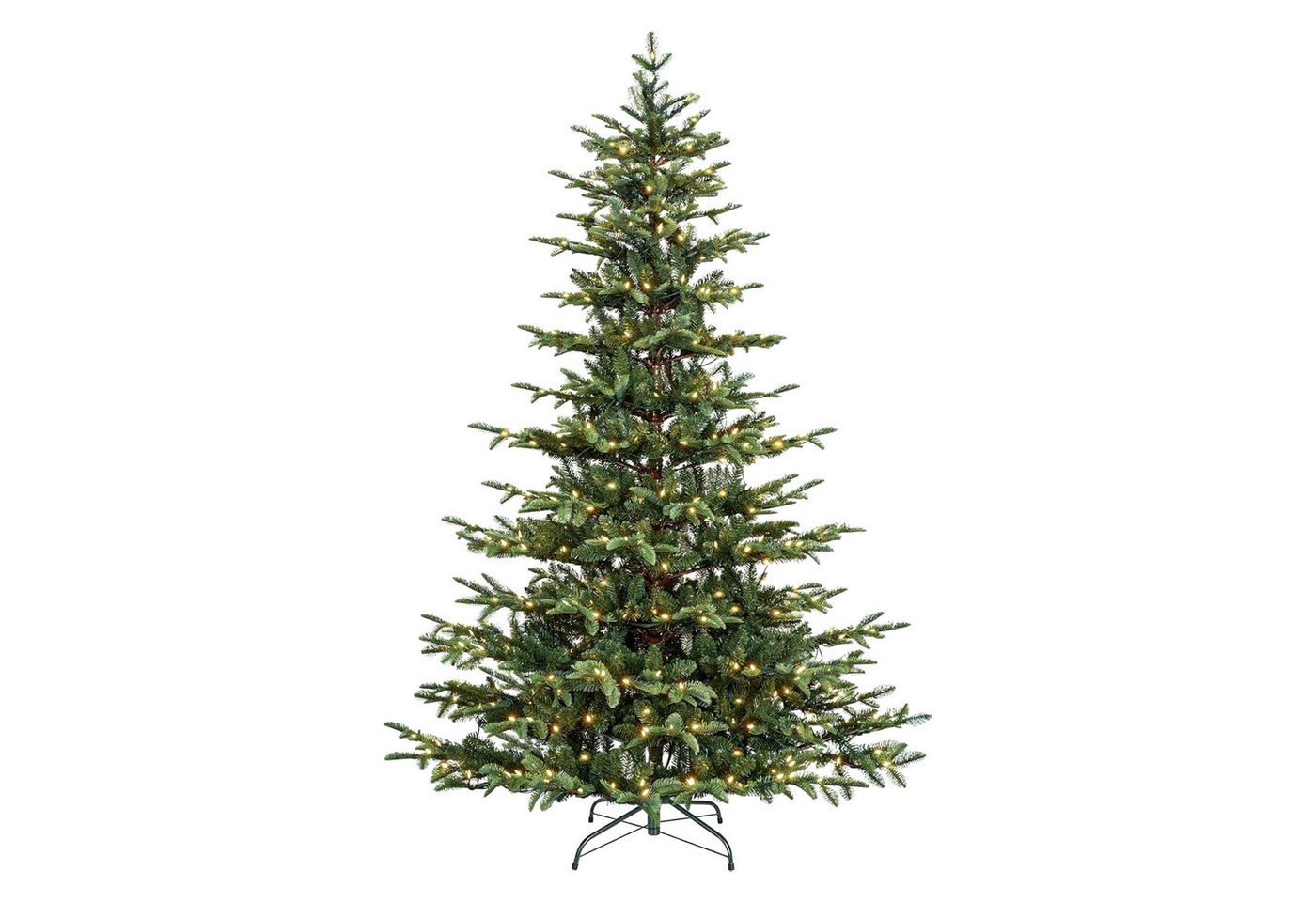 GarveeMore Künstlicher Weihnachtsbaum mit LED-Lichtern, für Innenbereich, Wohnzimmer, Büro, Schaufenster, 137/152/183/229 cm – Bild 2 von 5