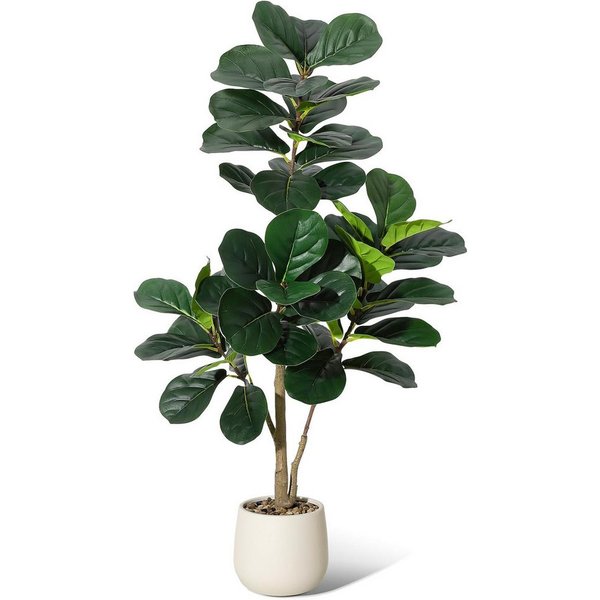 Kunstbaum Künstlicher Geigenblatt-Feigenbaum, Kunstpflanzen,künstlicher Baum, GarveeMore, Höhe 120 cm