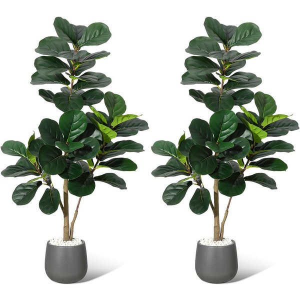 Kunstbaum Künstlicher Geigenblatt-Feigenbaum, Kunstpflanzen,künstlicher Baum, GarveeMore, Höhe 120 cm