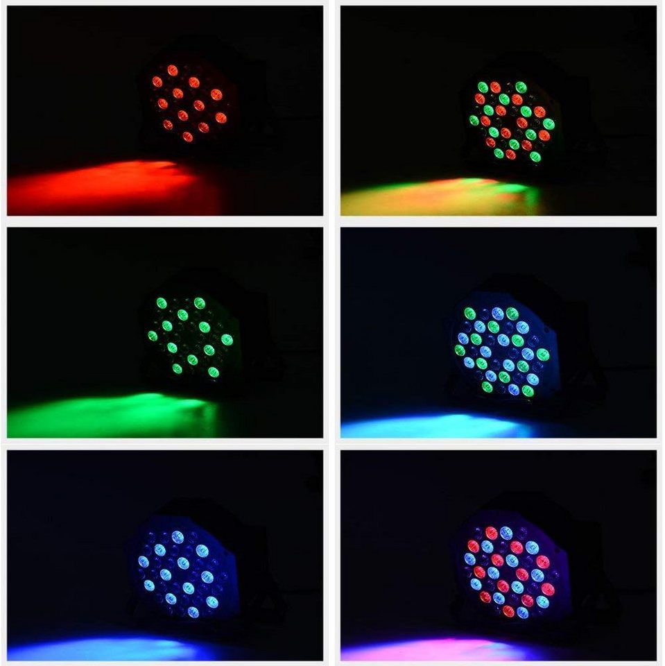 GarveeMore LED Discolicht 36LEDs Disco Partylicht DMX & Fernbedienung für Events – Bild 5 von 5