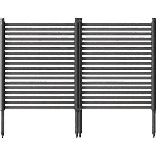 GarveeMore Paravent 120 x 90cm Sichtschutz,Garten Raumteiler, 2-teilig Balkonsichtschutz