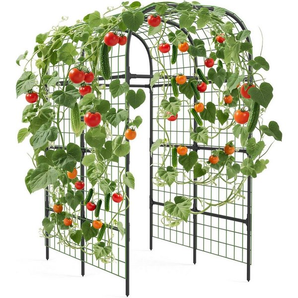 GarveeMore Spalier Rankhilfe Garten, Wetterfeste Gartenbogen für Rankpflanze, Gemüse,Obst