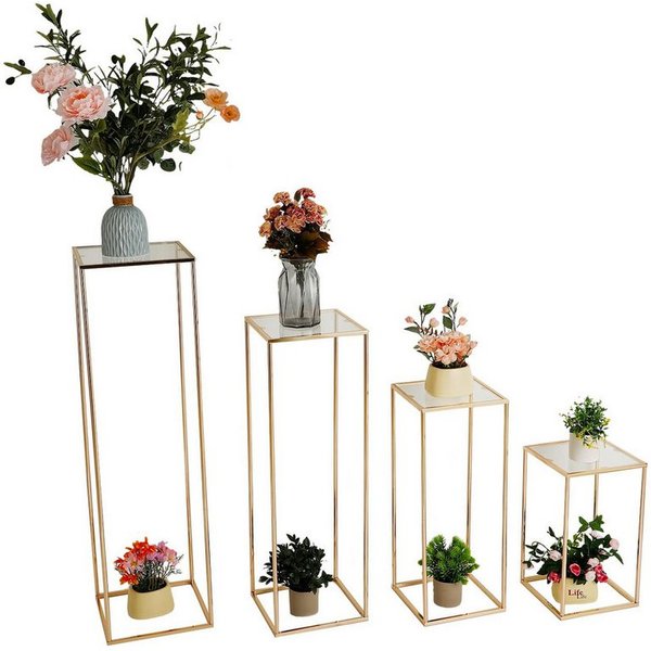 GarveeMore Ständerprofil Acrylvase Hochzeit Mittelstücke klare Blumenstand Displayhalter
