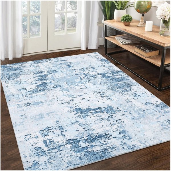 GarveeMore Teppich Farbspiel, rechteckig, Höhe: 5 mm, Passt zu Modern Abstract, Contemporary und minimalistischen Interiors