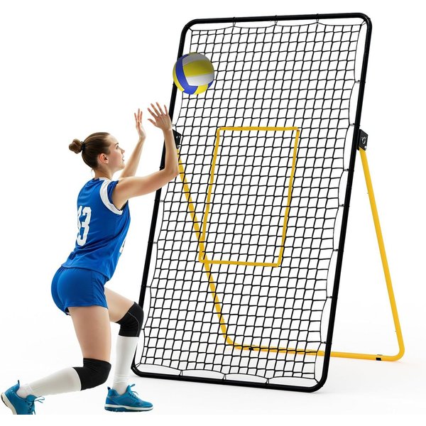 GarveeMore Volleyballnetz, 213 x 121cm Verstellbares Volleyball Rebounder Netz