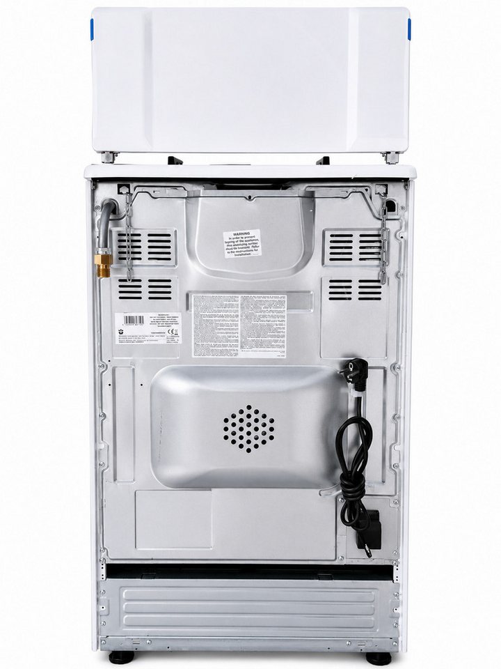 Gasmann Gas-Standherd Gasmann Gas-Standherd,50x60cm,4 Flammen,Gasbackofen,Gasgrill,Drehspieß, mit 1-fach-Teleskopauszug – Bild 4 von 5