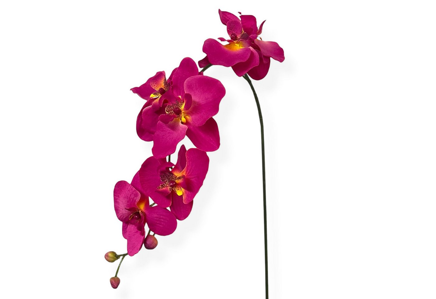 Kunstorchidee Kunstblume, ORCHIDEENZWEIG, Orchidee 78cm, Gasper, Höhe 78.00 cm – Bild 2 von 3