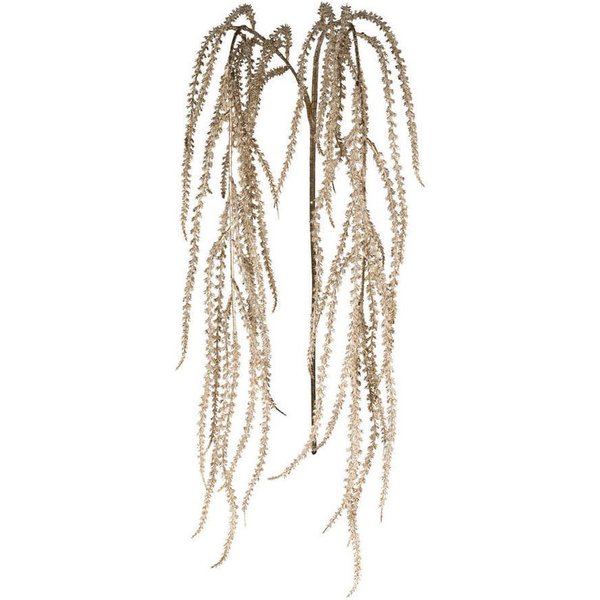 Kunstranke Kunstpflanze AMARANTHUS, Amarant, Fuchsschwanz 107cm metallic GOLD, Gasper