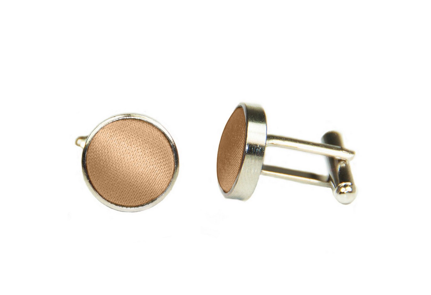 GASSANI Fliege Hochzeitsfliege, Herren-Schleife Kavalierstuch, Hochzeit Bräutigam (Set, 3-St., Manschettenknöpfe, mit Einstecktuch, Fliegenset) Uni, Seide-Touch – Bild 3 von 5