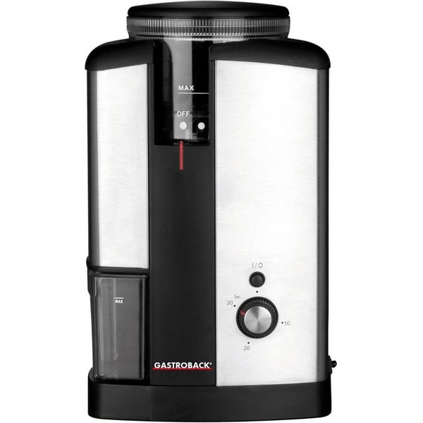 Gastroback Kaffeemühle Advanced 42602, 130 W, Kegelmahlwerk, 250 g Bohnenbehälter
