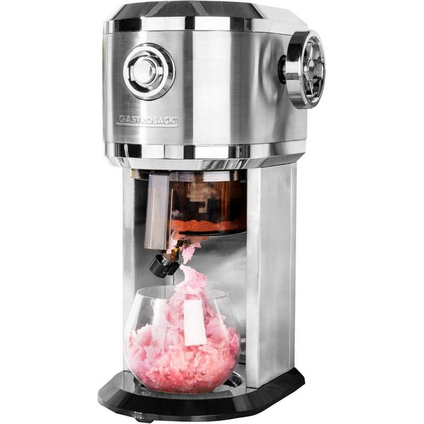 Gastroback Slush-Eismaschine 42905, Design Ice Shaver Slushy & Ice Cream, 35 W