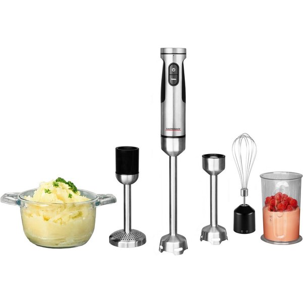 Gastroback Stabmixer Powermix Stabmixer Professional 1.500W, 1500 W, inkl. 5-teiligem Zubehör
