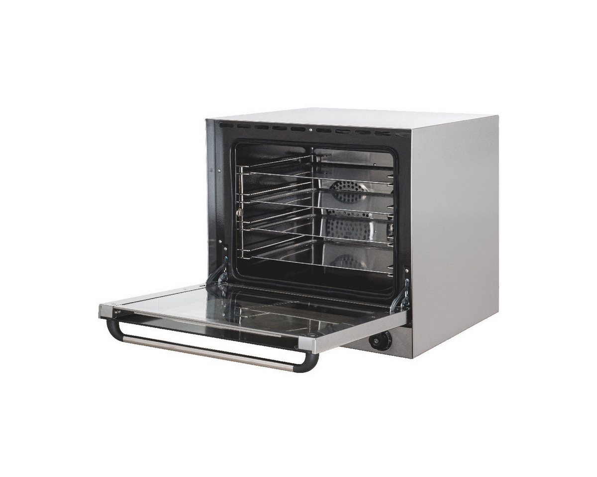 GastroHero Dampfbackofen Heißluftofen 4 Bleche Umluft Backofen Gastro Heißluftofen 4 Bleche Umluft Backofen Gastro, Zwei Lüfterräder für gleichmäßige Umluft, ab – Bild 2 von 5