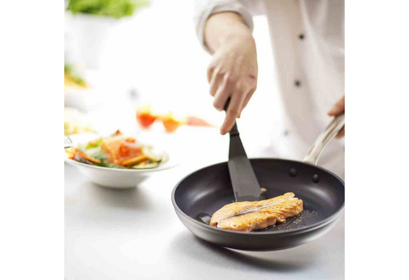 GastroMax Pfannenwender Pfannenwender 31,5 cm aus Nylon, temperaturbeständig bis max. 260 °C – Bild 2 von 3