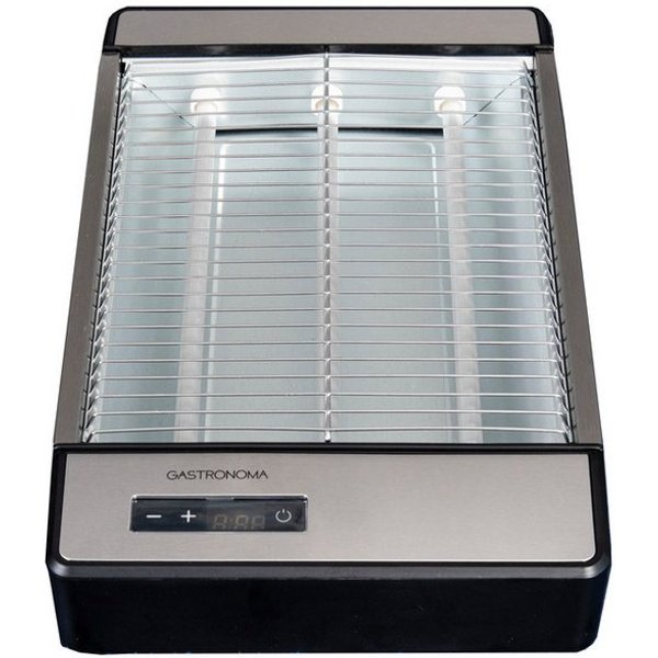 GASTRONOMA Toaster 18140003, freistehend, für Brot, Toastbrot, dicke Brotscheiben, Bagels, Brötchen, Croissants, Gebäck, 920 W, Bräunungsregelung, Digitaltimer,