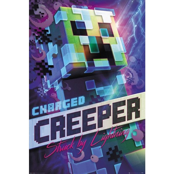 GB eye Poster Minecraft Poster Charged Creeper 61 x 91,5 cm
