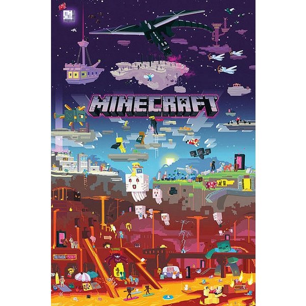 GB eye Poster Minecraft Poster World Beyond 61 x 91,5 cm
