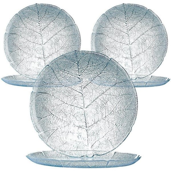 Luminarc Gebäckteller Luminarc Aspen Teller flach 19 cm 6er Set, Glas, (Spar-Set)
