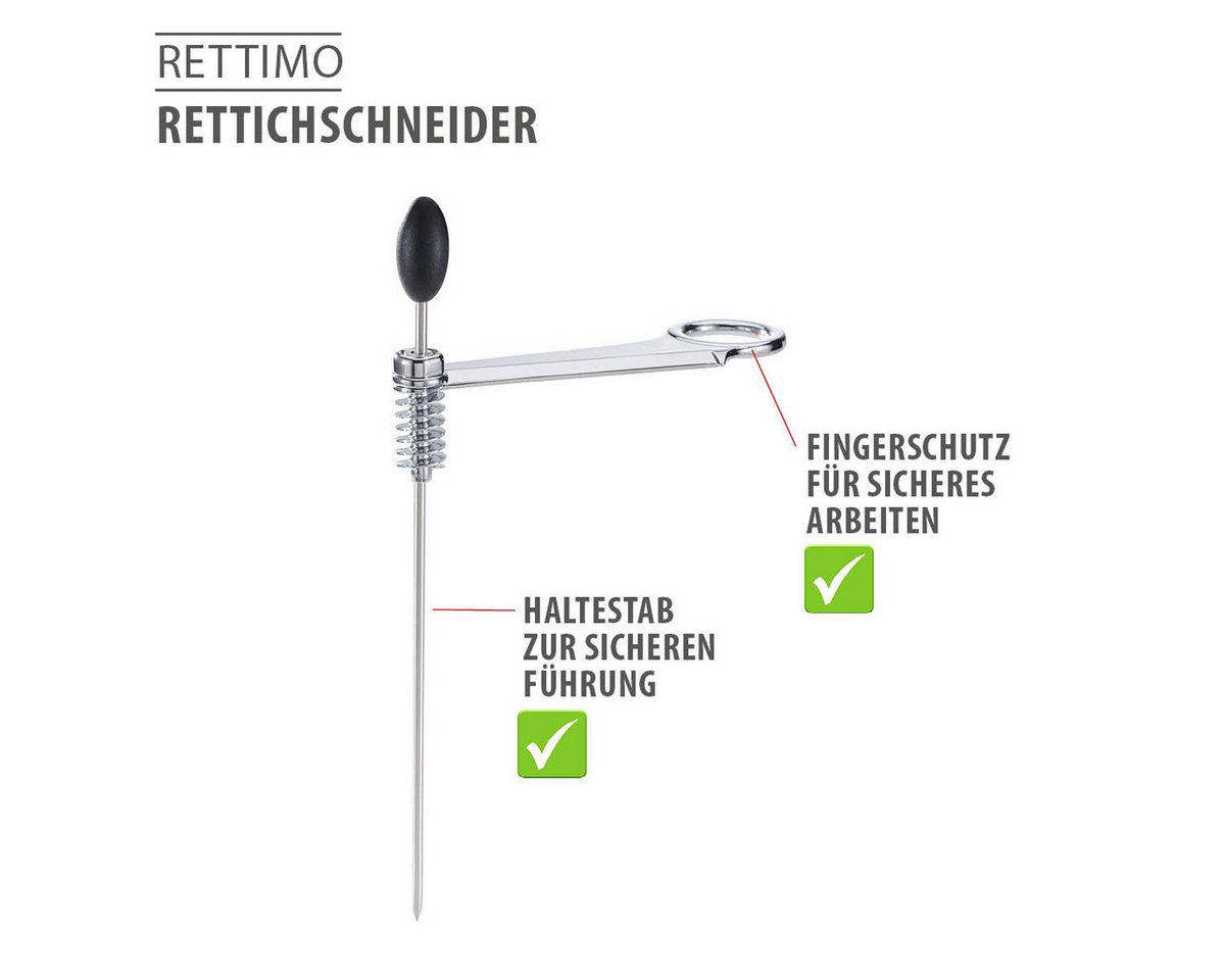 GEFU Gemüseschneider Rettichschneider RETTIMO Spiralschneider Radischne – Bild 3 von 5
