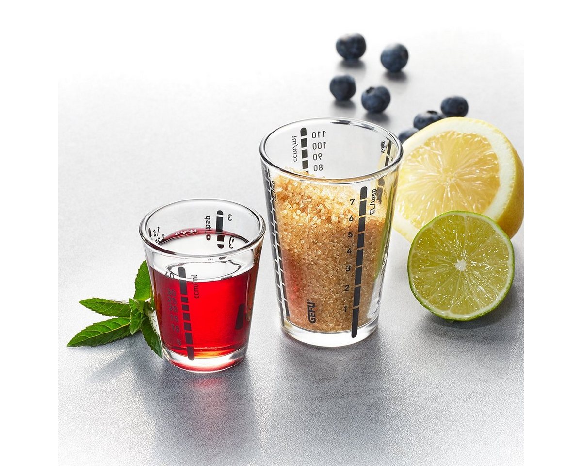 GEFU Messbecher Mini Messbecher MESSI 100Ml Cocktail Bar Glas klei – Bild 2 von 2