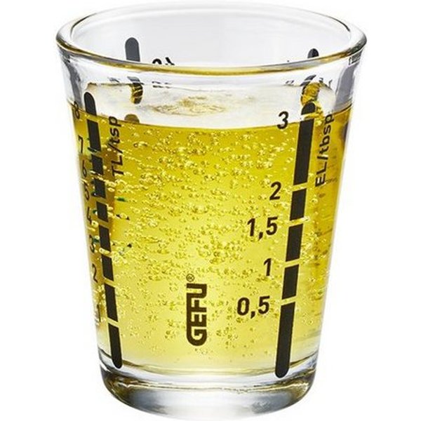 GEFU Messbecher Mini Messbecher MESSI 40Ml Cocktail Bar Glas klein