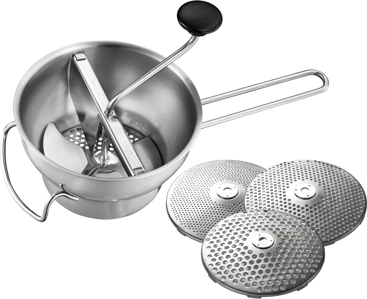 GEFU Passetout FLOTTE LOTTE®, Edelstahl, auswechselbare Lochscheiben (1 mm, 3 mm und 5 mm) – Bild 2 von 5