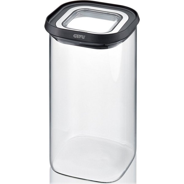 GEFU Vorratsdose PANTRY, Borosilikatglas, Kunststoff, (1-tlg), edel, elegant und praktisch