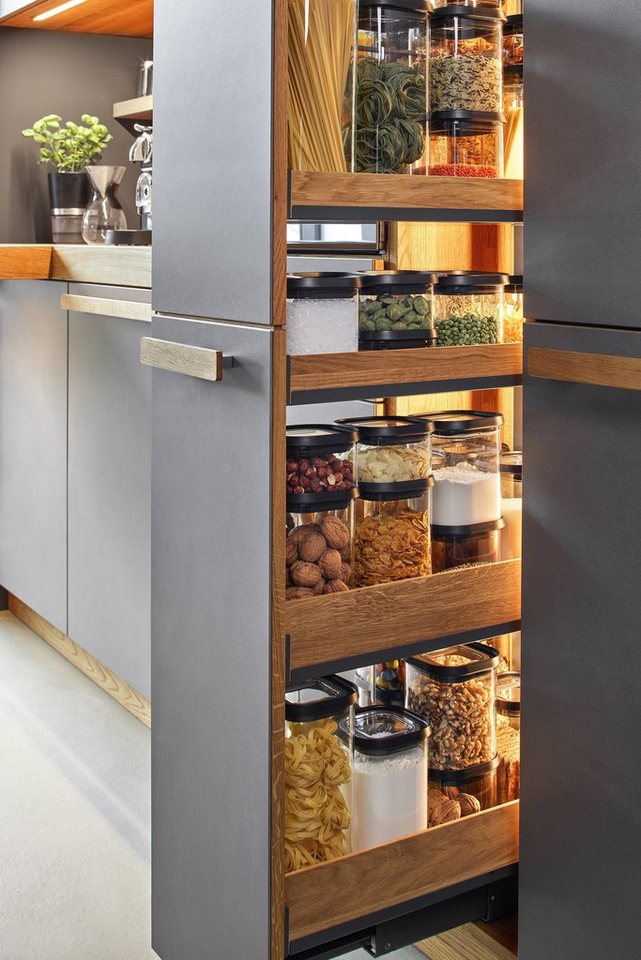 GEFU Vorratsdose PANTRY, Borosilikatglas, Kunststoff, (1-tlg), edel, elegant und praktisch – Bild 5 von 5