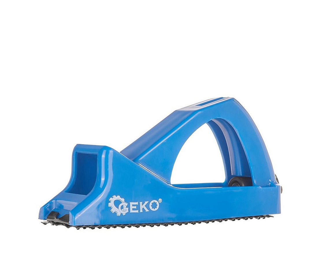 GEKO Einhandhobel Handhobel Gipskartonhobel Gipsraspel Trockenbau 140x40 mm, 1-tlg., auswechselbares Raspelblatt, ergonomischer Griff – Bild 2 von 5
