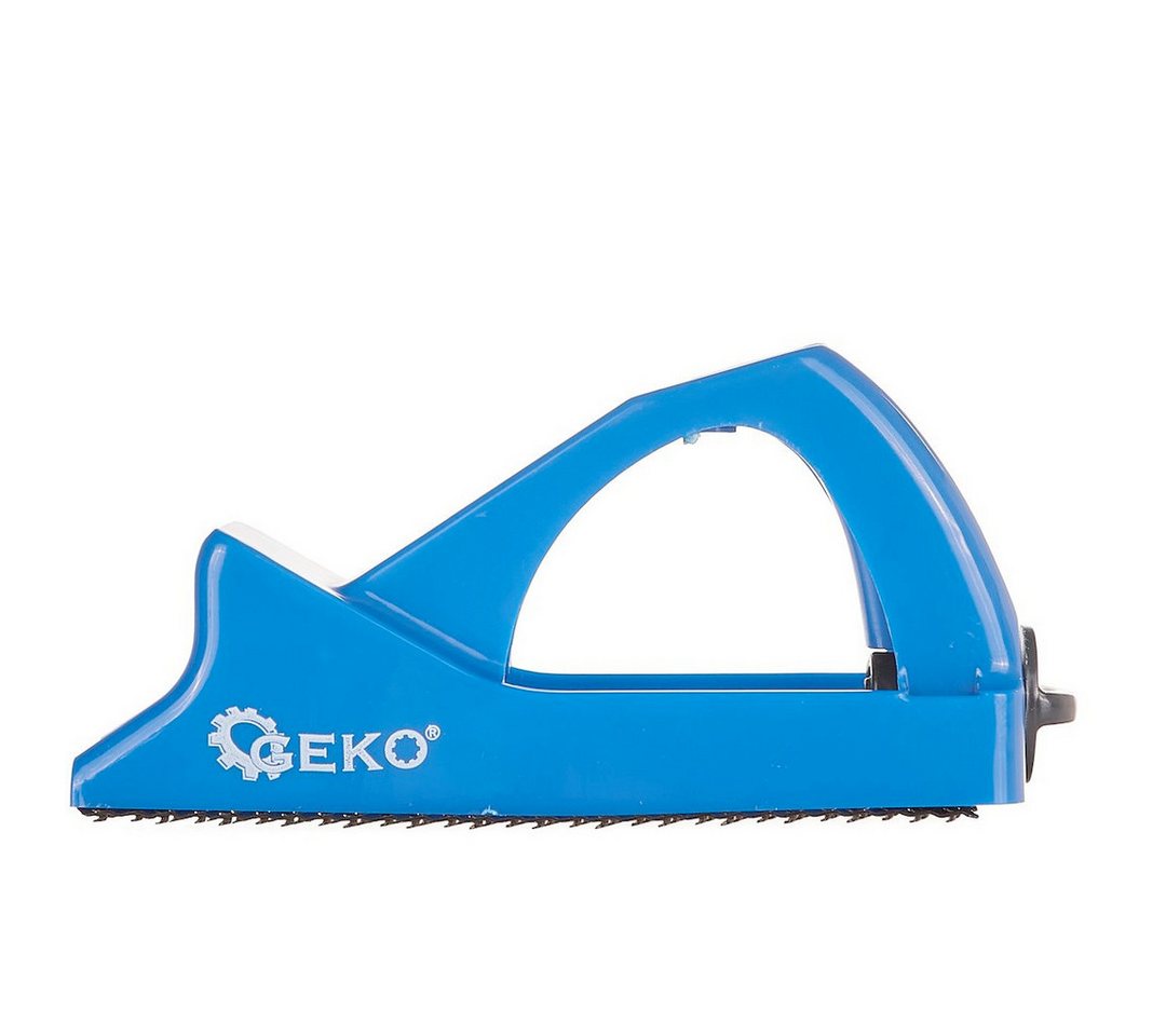 GEKO Einhandhobel Handhobel Gipskartonhobel Gipsraspel Trockenbau 140x40 mm, 1-tlg., auswechselbares Raspelblatt, ergonomischer Griff – Bild 3 von 5
