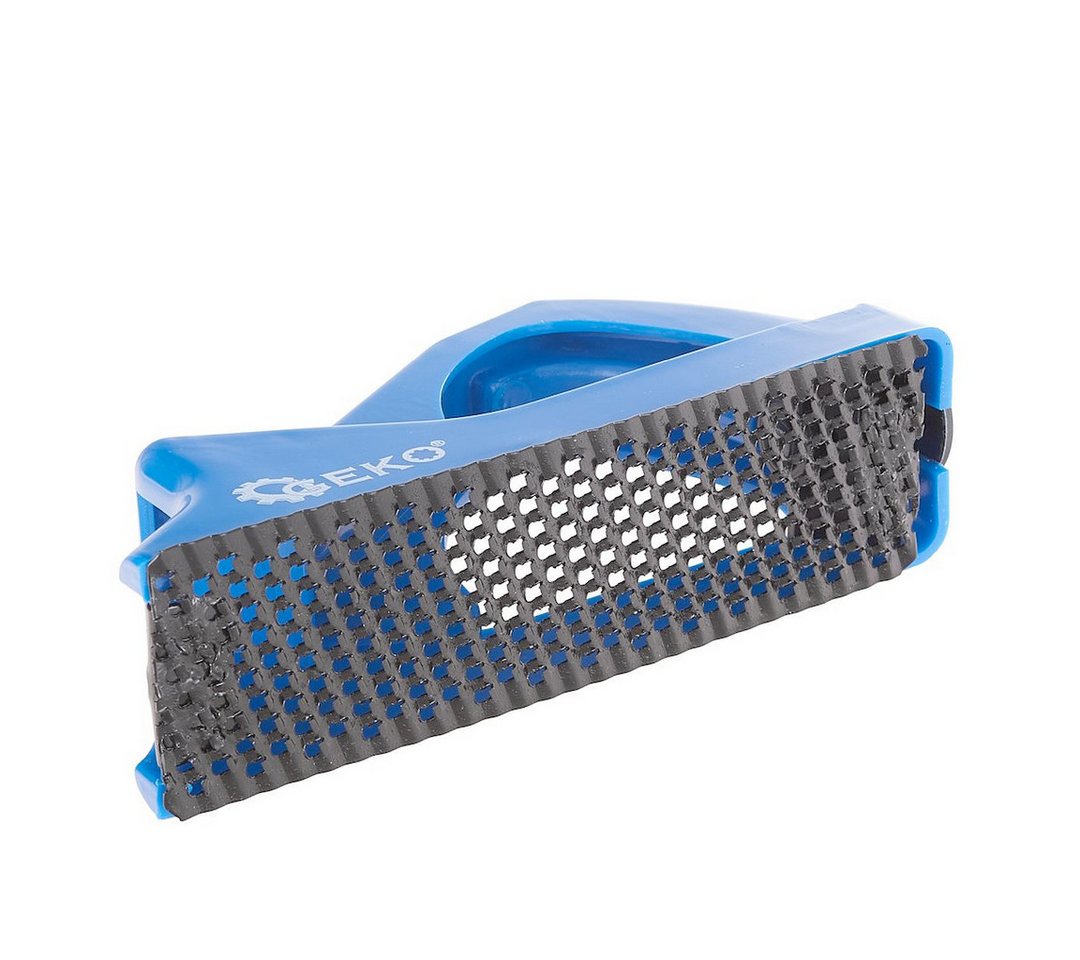 GEKO Einhandhobel Handhobel Gipskartonhobel Gipsraspel Trockenbau 140x40 mm, 1-tlg., auswechselbares Raspelblatt, ergonomischer Griff – Bild 4 von 5
