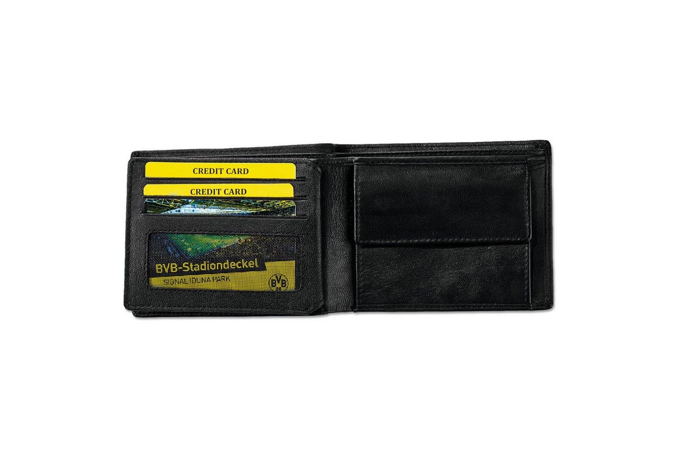 BVB Geldbörse BVB Ledergeldbörse (Packung, 1-tlg., Wallet), Leder – Bild 4 von 5