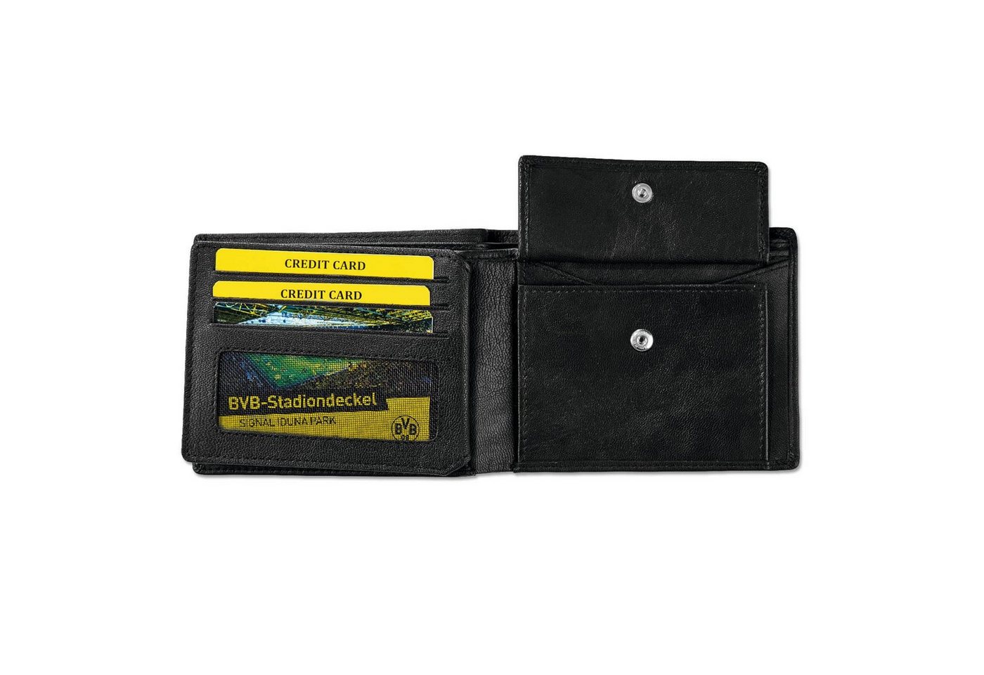BVB Geldbörse BVB Ledergeldbörse (Packung, 1-tlg., Wallet), Leder – Bild 5 von 5