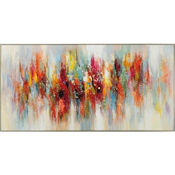 ArtUniverse Gemälde Irisierende Spiegelung 70 x 140 cm, Abstrakt
