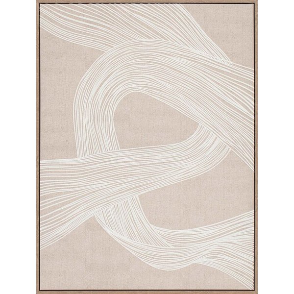 ArtUniverse Gemälde White Flow 62 x 82 cm, Abstrakt