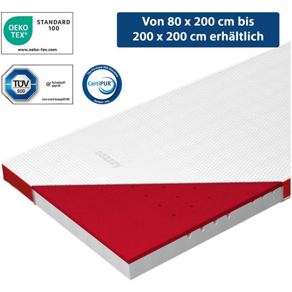 Genius, Topper eazzzy Topper Premium Heat Therapy, 9 cm hoch, (Topper+ Heizdecke), herausnehmbare Heizdecke, OEKO-TEX® Standard 100