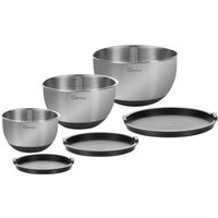 GENIUS Edelstahl-Schüssel-Set, 6-teilig