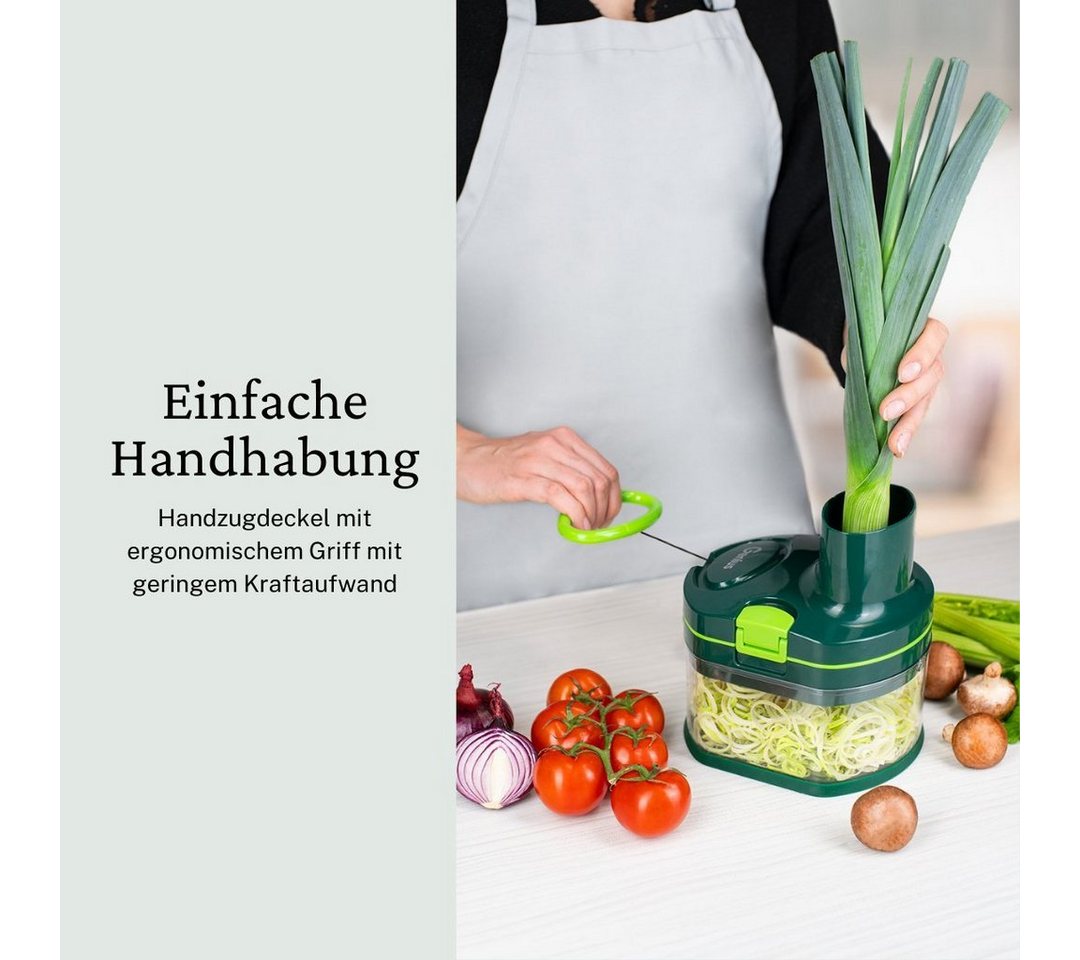 Genius Gemüseschneider Nicer Dicer Pegasus, 10-tlg, Gemüseschneider für schnelles & sicheres Arbeiten – Bild 2 von 5